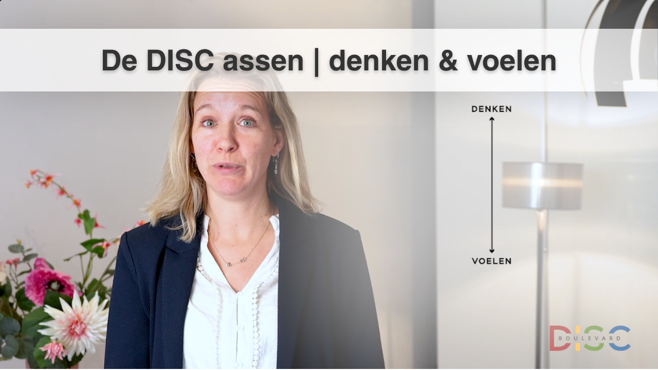 De DISC assen | denken & voelen | DISC Boulevard - Explainer video