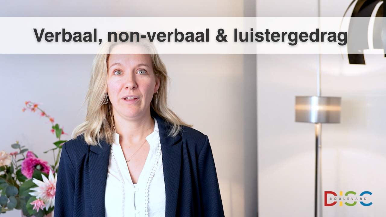 DISC | Verbaal, non-verbaal & luistergedrag | DISC Boulevard | Explainer video